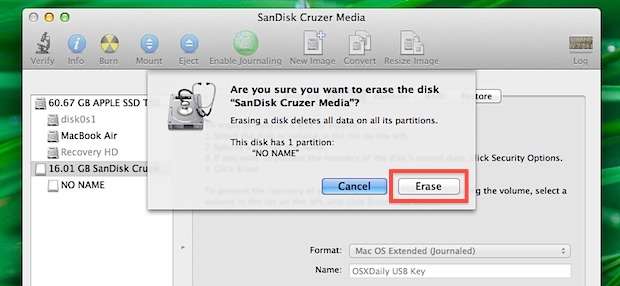 does making a bootable usb installer for mac erase the hard drive on your current laptop